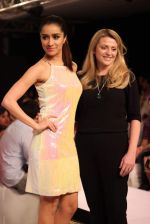 Shraddha Kapoor walks the ramp for Jabong Presents Miss Bennett London Show at Lakme Fashion Week 2015 Day 2 on 19th March 2015 (454